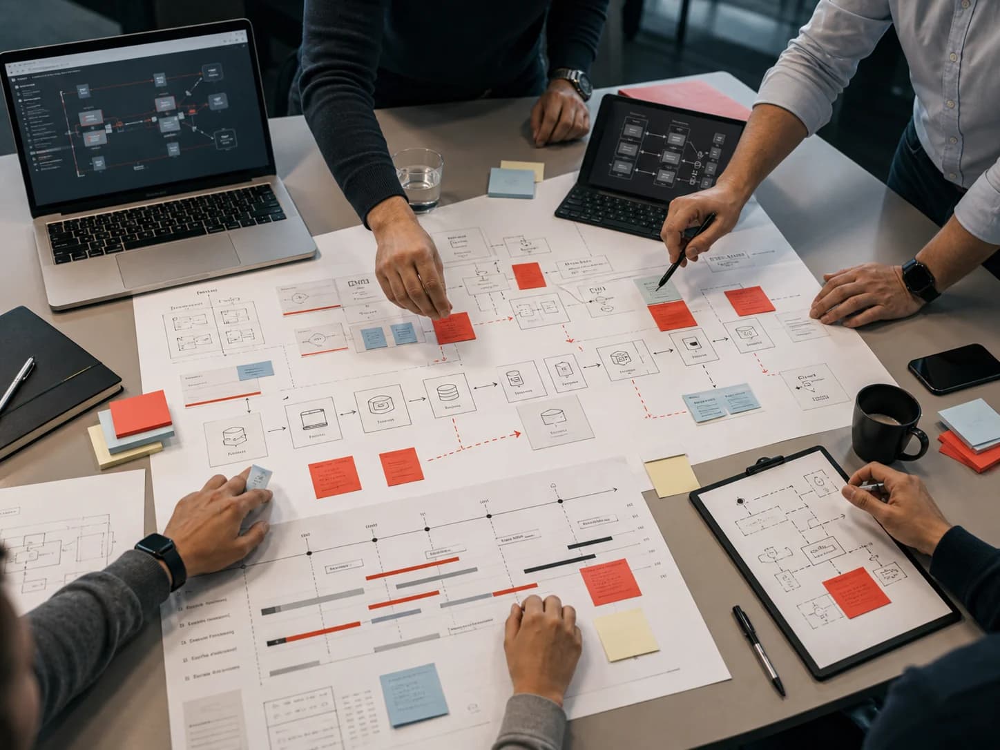 Discovery sprint workshop mapping system touchpoints and migration phases